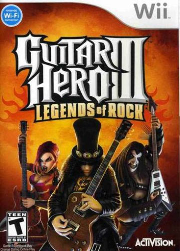 GUITAR HERO III - LEGENDS OF ROCK  ( Guitare non comprise ) (usagé)