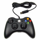 Manette avec fils pour xbox 360  -  noire