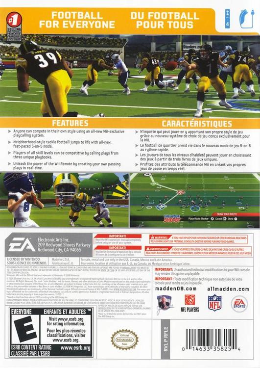 Madden NFL 09: All-Play (usagé)