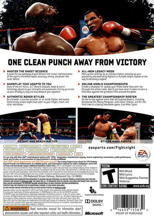 FIGHT NIGHT ROUND 4 (usagé)