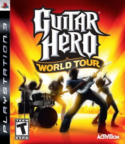 GUITAR HERO WORLD TOUR  ( Guitare non incluse ) (usagé)