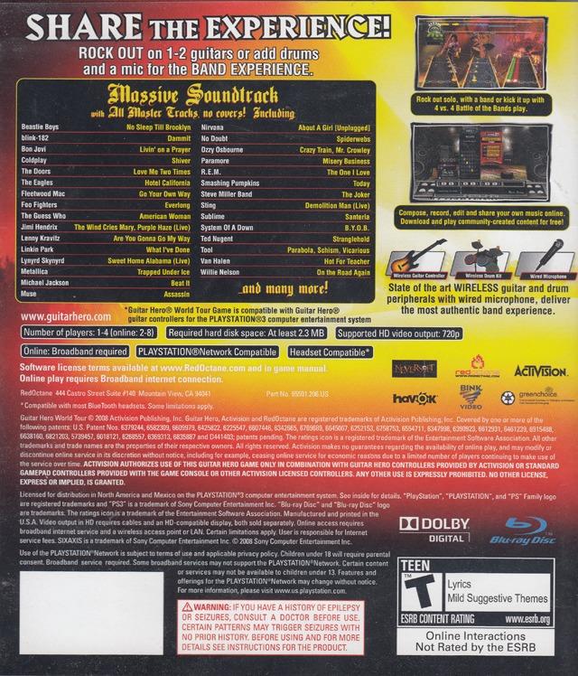 Guitar Hero World Tour (usagé)