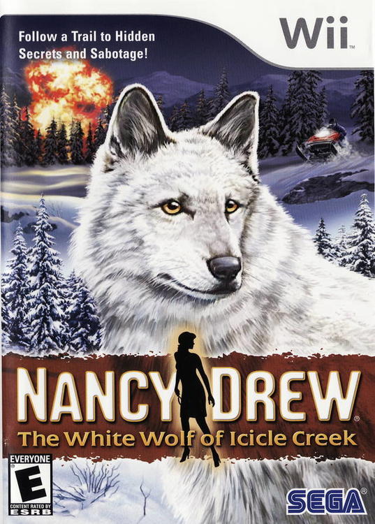 NANCY DREW  -  THE WHITE WOLF OF ICICLE CREEK (usagé)