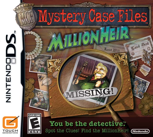 MYSTERY CASE FILES - MILLIONHEIR (usagé)