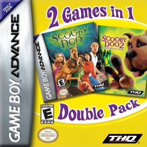 SCOOBY-DOO & SCOOBY-DOO 2 - MONSTERS UNLEASHED DOUBLE PACK   ( Cartouche seulement ) (usagé)