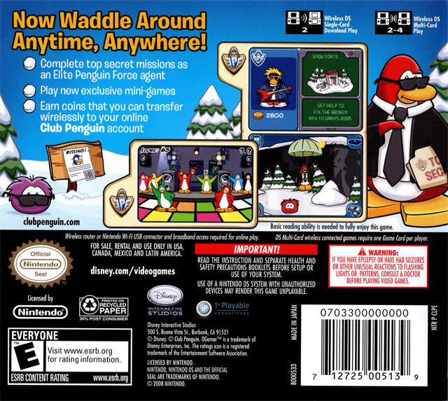Club Penguin: Elite Penguin Force (usagé)