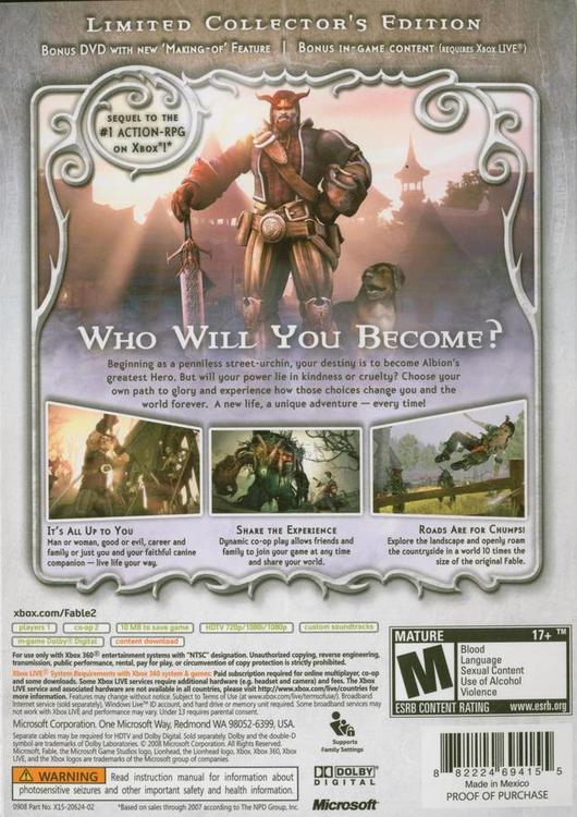 Fable II - Édition Limitée  ( VF ) (usagé)