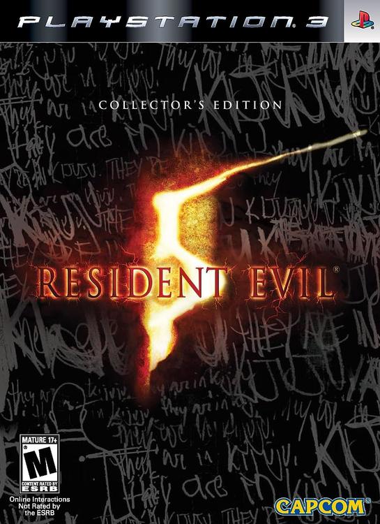 RESIDENT EVIL 5 CE (game, manual and steelbook only) (used)