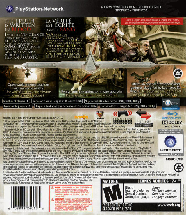 Assassin's Creed II (usagé)