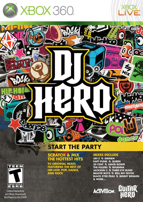 DJ HERO (Table de mixe non incluse) (usagé)