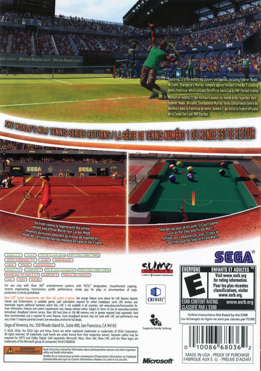 Virtua Tennis 2009 (usagé)