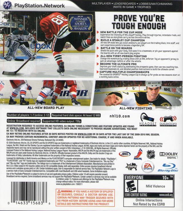 NHL 10 (usagé)