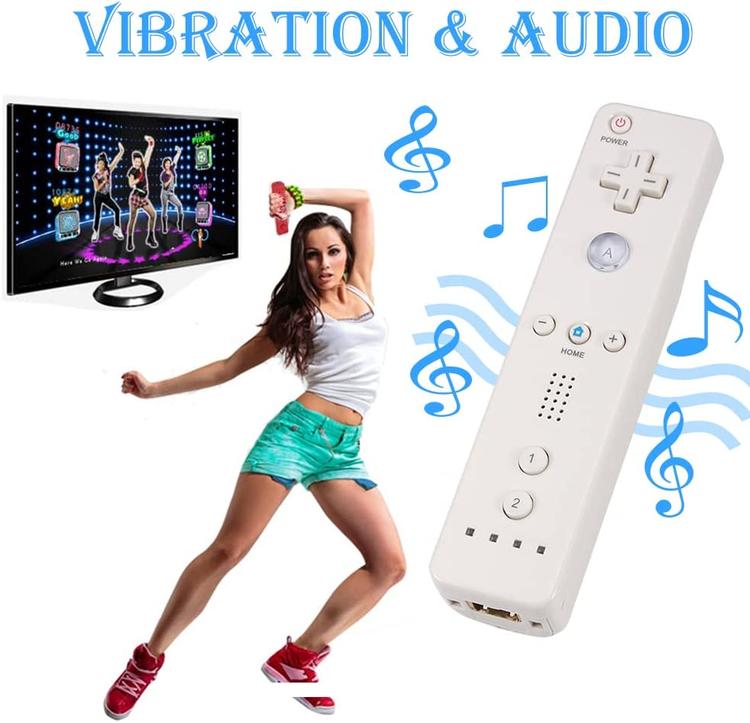 Klermon - Wiimote Controller For Nintendo Wii / Wii U - White