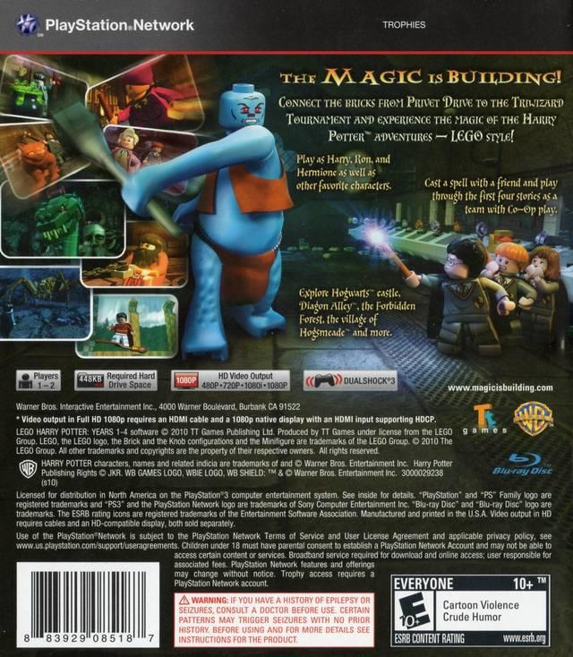 Lego Harry Potter - Years 1-4 (usagé)