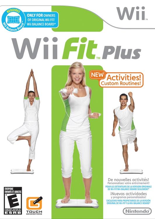 WII FIT PLUS ( Wii balande board non comprise mais requise ) (usagé)