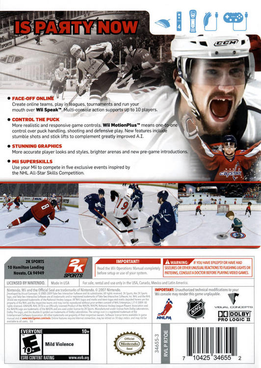 NHL 2K10 (used)