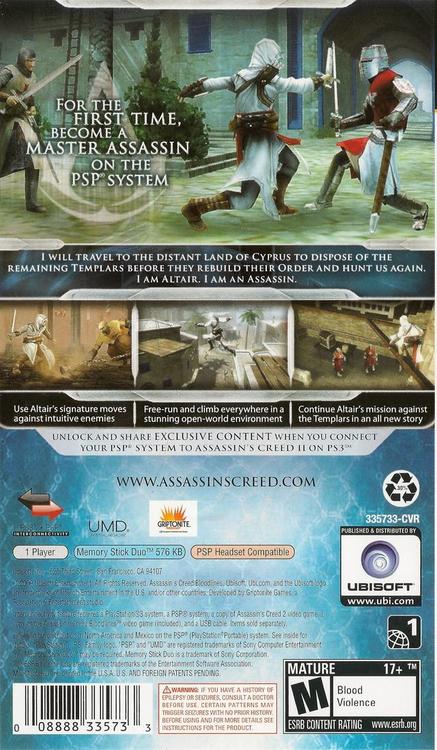 Assassin's Creed: Bloodlines (used)