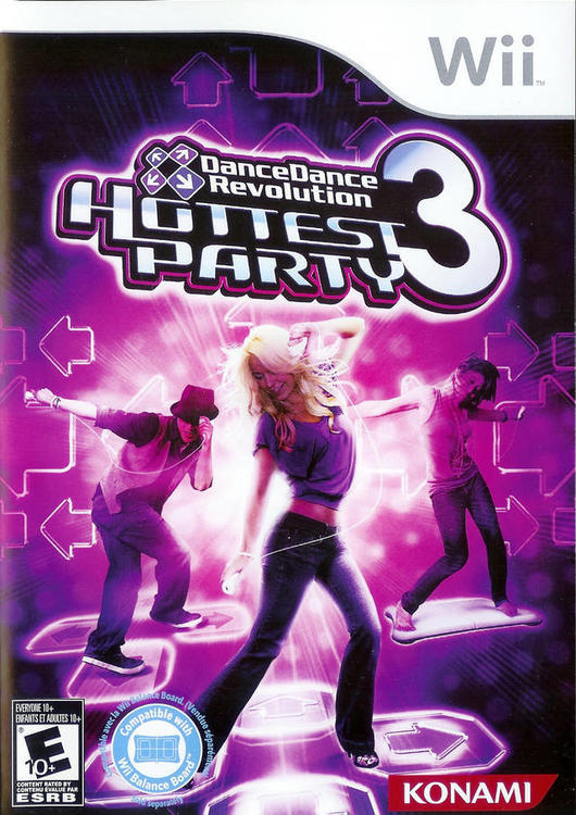 DANCE DANCE REVOLUTION HOTTEST PARTY 3 ( Dance mat not included ) (used)