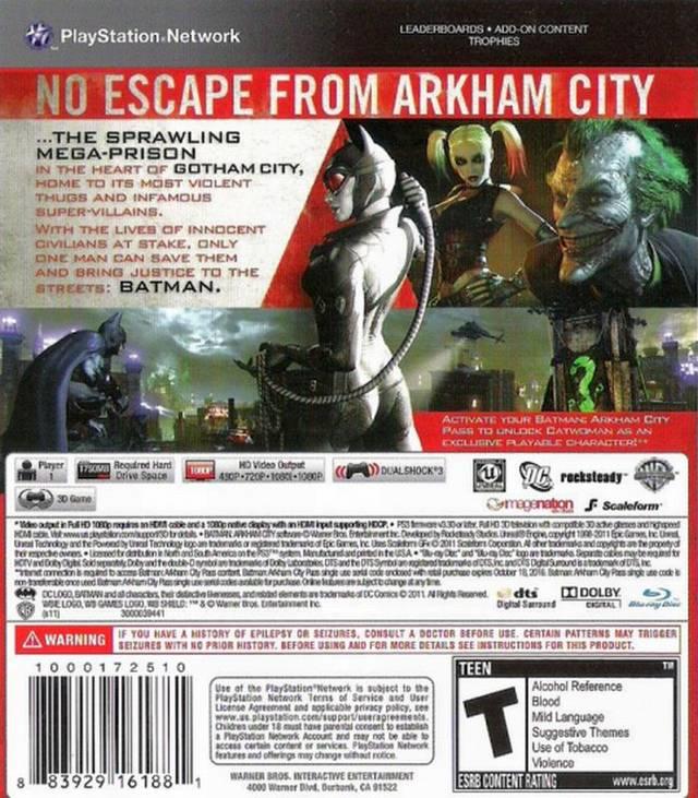 Batman: Arkham City (usagé)