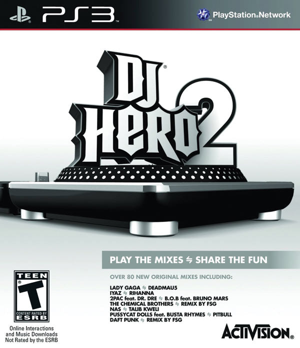 DJ Hero 2 ( Table tournante non comprise ) (usagé)