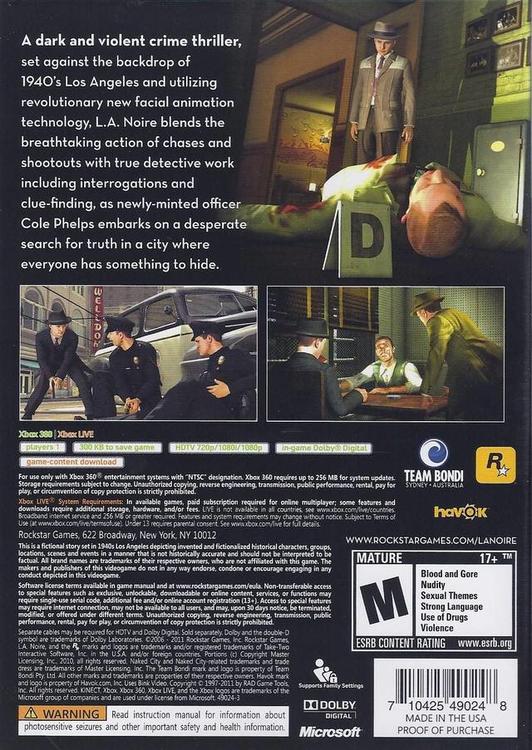 L.A. NOIRE (used)