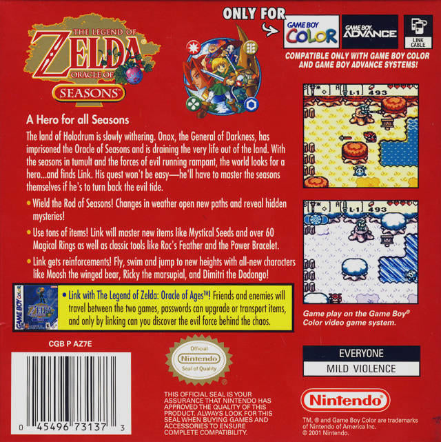 The Legend of Zelda - Oracle of Seasons (usagé)