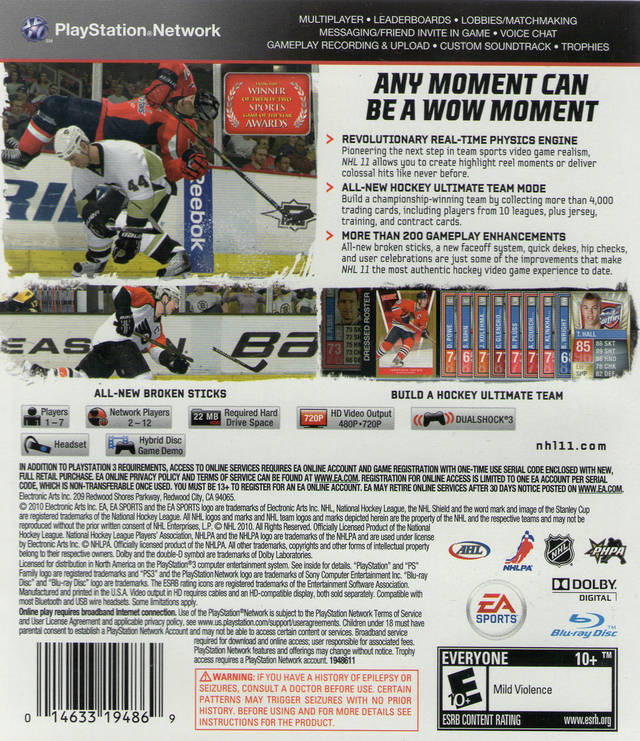 NHL 11 (usagé)