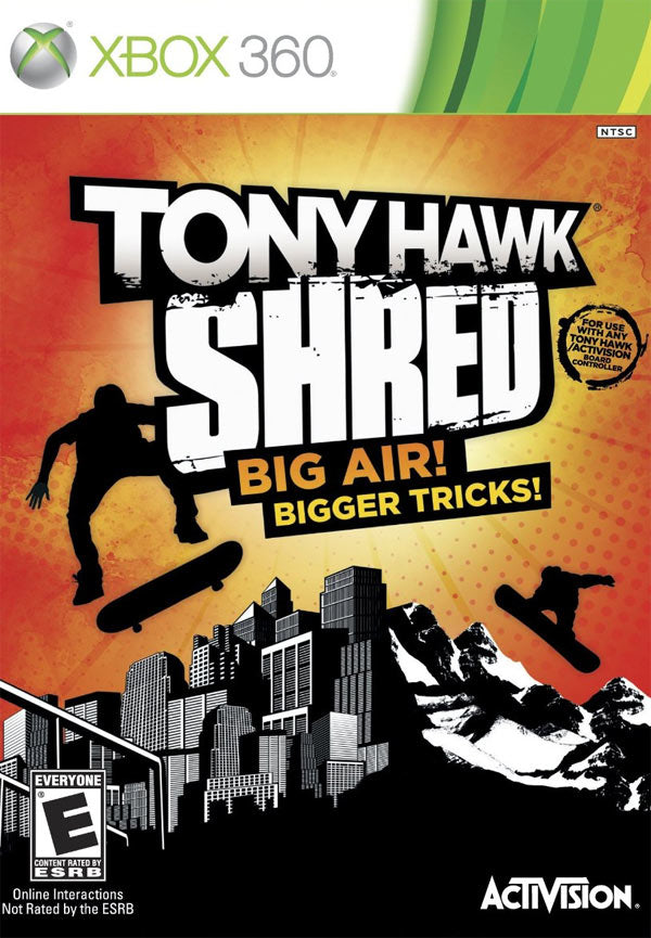 TONY HAWK SHRED (TONY HAWK - SHRED (BOARD CONTROLLER REQUIS NON INCLUS) (usagé)