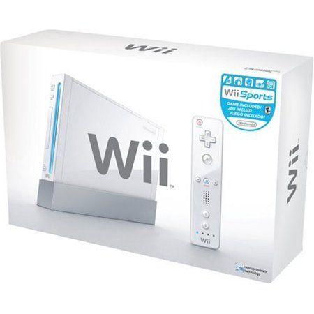 Nintendo Wii Modèle 1 rétro-compatible  -  Ensemble Wii Sport  -  Blanche ( Boîte et livret inclus ) (usagé)