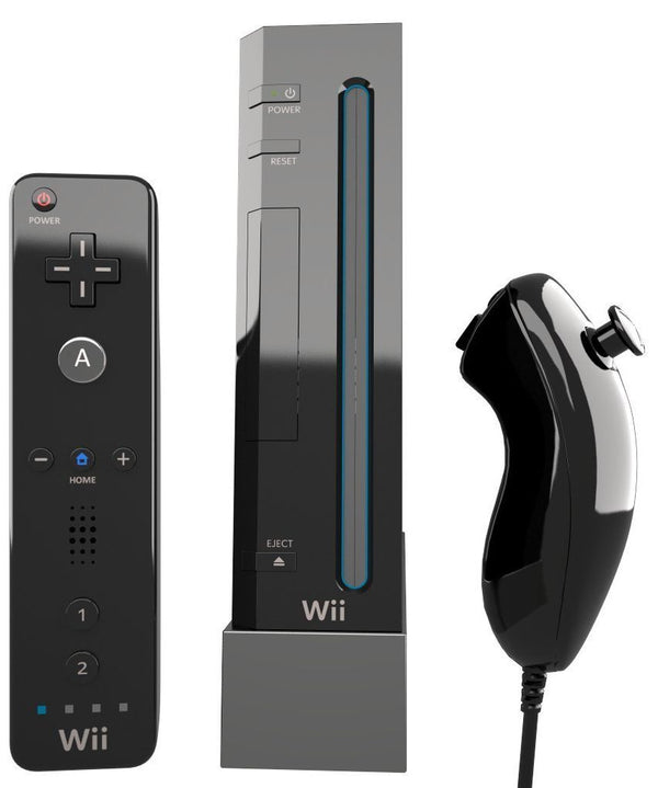 Nintendo Wii Modèle 1 Rétro-compatible avec Gamecube  -  Noire (usagé)