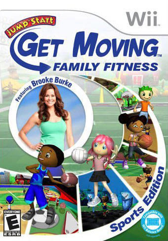JUMPSTART GET MOVING FAMILY FITNESS - FEATURING BROOKE BURKE - SPORTS EDITION (usagé)
