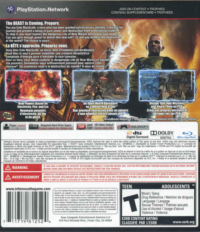 inFamous 2 (usagé)
