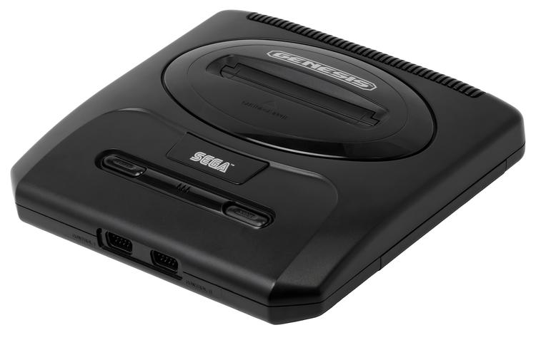 Sega Genesis Modèle 2  -  Noire  ( Boîte et livret non inclus ) (usagé)