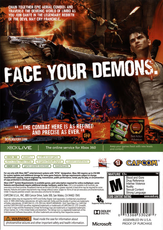 DmC: Devil May Cry (usagé)