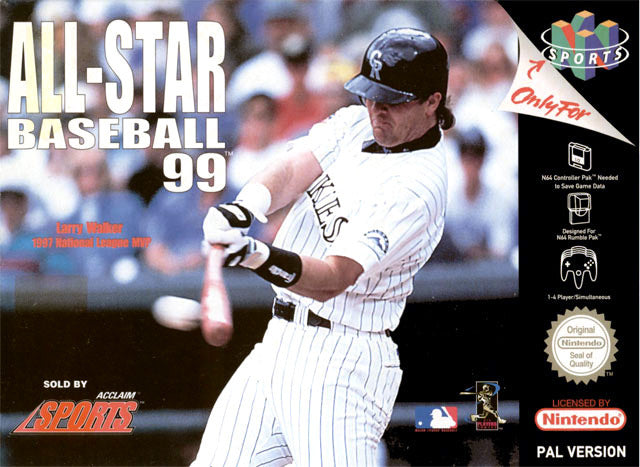 ALL-STAR BASEBALL 99  (Cartouche seulement) (usagé)