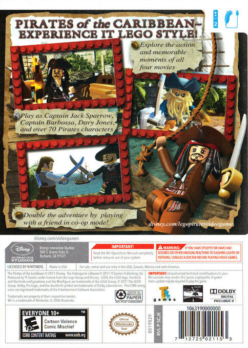 Lego Pirates of the Caribbean: The Video Game (usagé)