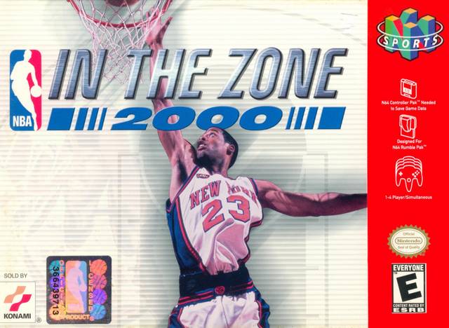 NBA IN THE ZONE 2000 (Cartouche seul.) (usagé)