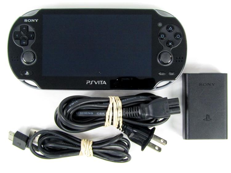 Sony PlayStation Vita PCH-1001  -   Piano Black ( Boîte non incluse ) (usagé)