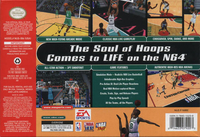 NBA LIVE 99 (Cartridge only) (used)