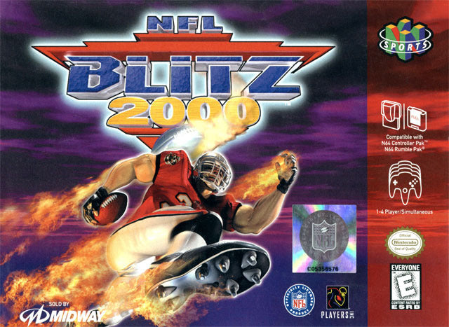 NFL BLITZ 2000  (Cartouche seulement) (usagé)