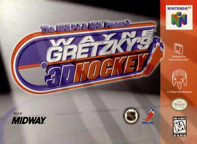 NHLPA AND NHL PRESENT WAYNE GRETZKY'S 3D HOCKEY ( Cartridge only ) (used)
