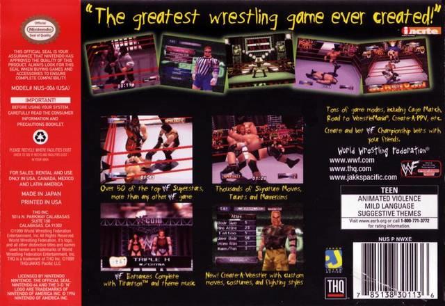 WWF WRESTLEMANIA 2000 ( Cartridge only ) (used)