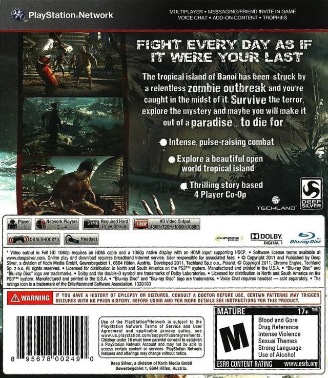 DEAD ISLAND (usagé)