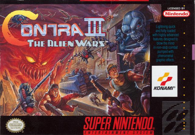 CONTRA III  -  THE ALIEN WARS  ( Cartouche seulement ) (usagé)