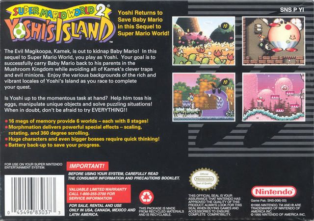 Super Mario World 2 - Yoshi's Island (used)