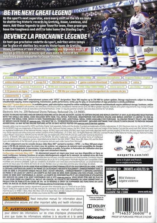 NHL 12 (usagé)