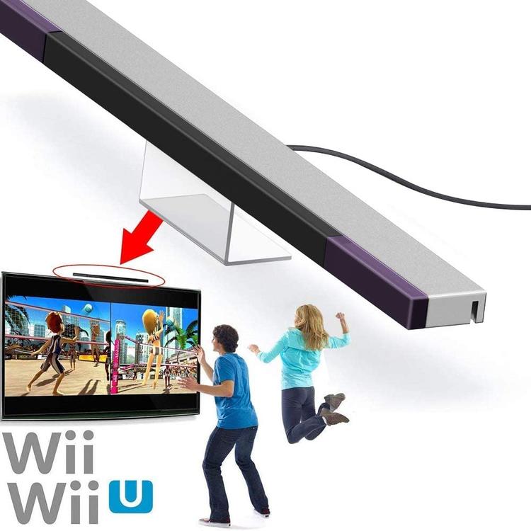 Barre de détection avec fil pour Nintendo Wii / Wii U  -  Grise