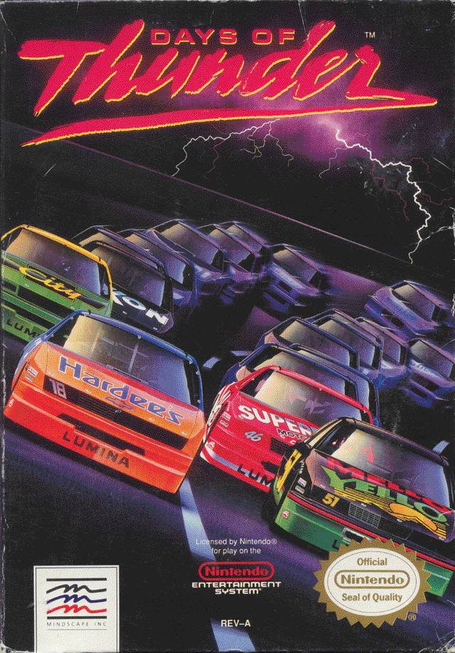 DAYS OF THUNDER (cartouche seulement) (usagé)