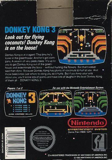Donkey Kong 3 - Arcade Classics Series (usagé)