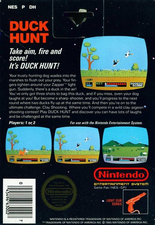 DUCK HUNT (Cartouche seulement) (usagé)